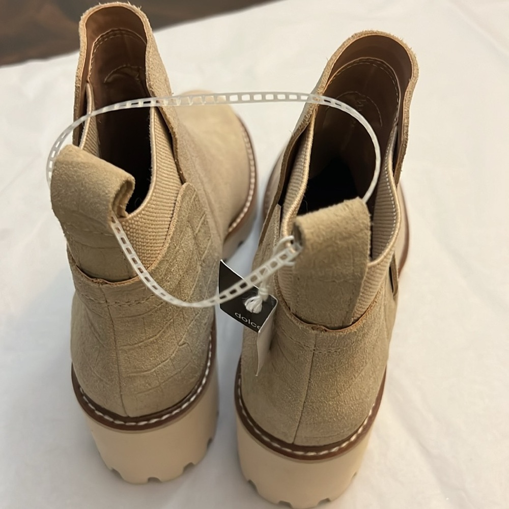 DOLCE VITA Huey H2O Booties In Dune Suede - Picture 7 of 14